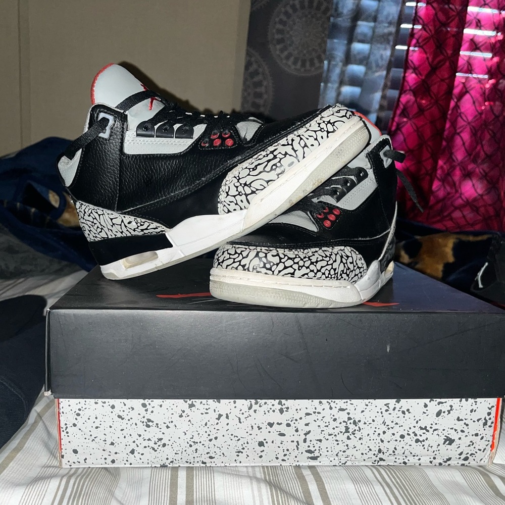 Jordan 3 black cements original